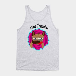 Time traveler pug Tank Top